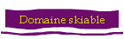 Domaine skiable