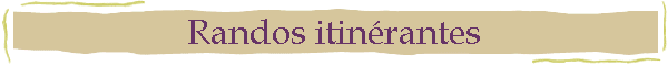 Randos itinrantes