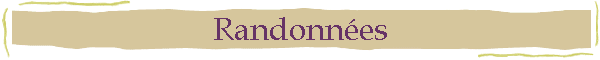 Randonnes