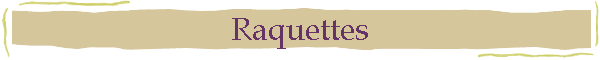 Raquettes
