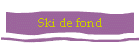 Ski de fond