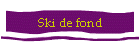 Ski de fond
